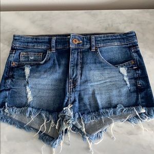 Women’s denim cut off shorts